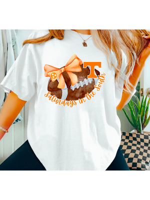 Game Day Tennessee Vols Football Coquette Graphic Tee