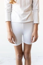 Mila & Rose - White Twirl Shorts