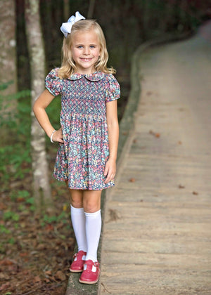 James & Lottie - Everly Smocked Floral Dress