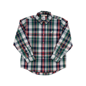 The Beaufort Bonnet Company - Field Park Plaid/Keeneland KhakiDean's List Dress Shirt