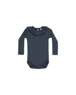 Rylee & Cru - Indigo Ruffle Collar Bodysuit