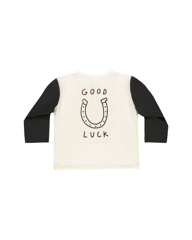 Rylee & Cru - Good Luck Henley Long sleeve Tee