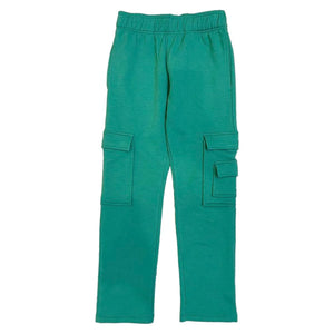 Soft Brush Cloud Straight Leg Cargo Pocket Pant - Green