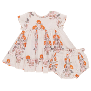 Pink Chicken - Baby Girls Niley Dress Set - Cloud Bouquet Floral