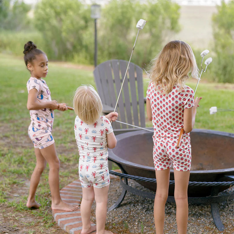 Pink Chicken - Bamboo Petite Strawberries Pj Set