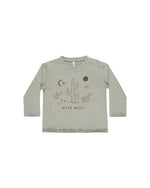 Rylee & Cru - Wild West Raw Edge Long sleeve Tee