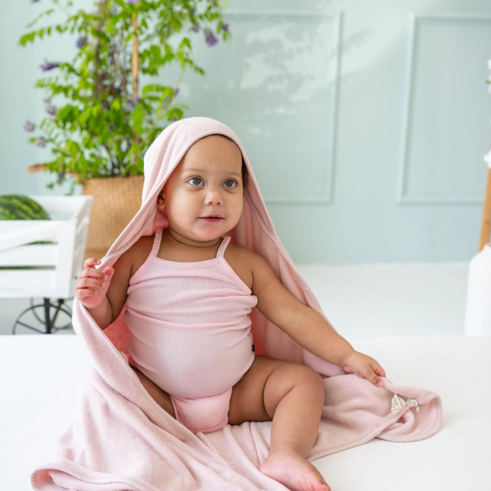 Kyte Baby - Blush Infant Hooded Towel