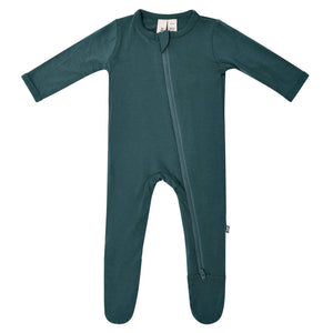 Kyte - Zippered Footie in Emerald