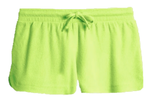 Suzette - Lime Green Waffle Short