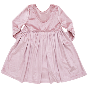 Pink Chicken - Mauve Velour Steph Dress