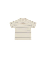 Rylee & Cru - Blue Stripe Chandler Knit Polo