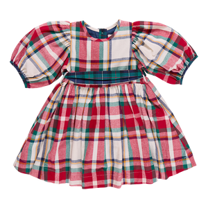 Pink Chicken - Holiday Tartan Ruby Dress