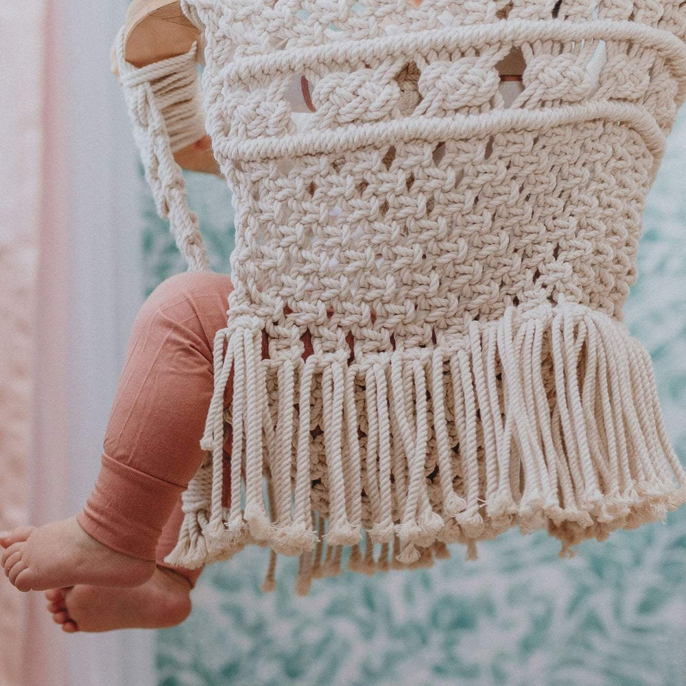 
            
                Load image into Gallery viewer, Finn &amp;amp; Emma - Macrame Swing
            
        