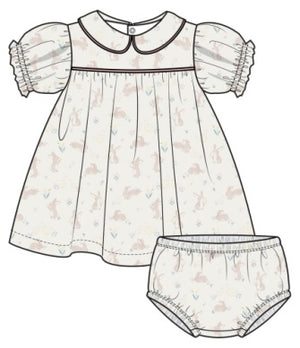 Angel Dear - Bunny & Duck Classic Baby Doll Dress
