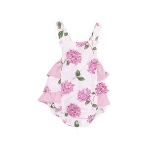 Angel Dear - Hydrangeas Ruffle Sunsuit