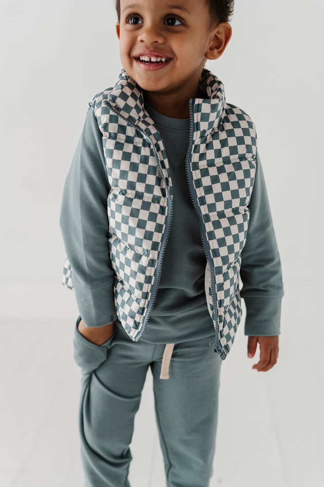 Babysprouts - Storm Checkered Puffer Vest