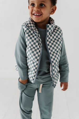 Babysprouts - Storm Checkered Puffer Vest