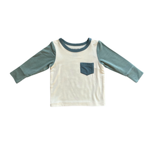 Babysprouts - Colorblock Pocket Longsleeve tee