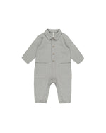 Rylee & Cru - Forest Gingham Collared Baby Jumpsuit