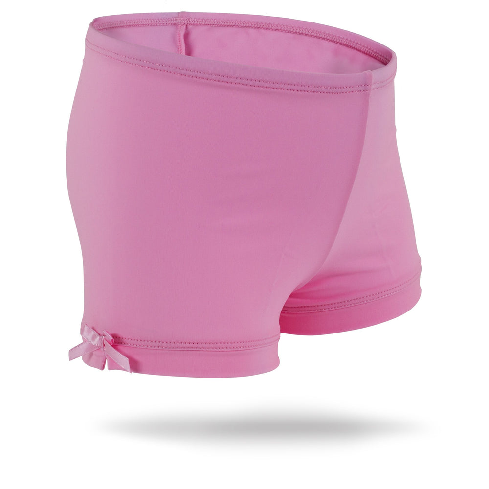 Monkeybar Buddies - Poppin Pink Girls Spandex Shorts