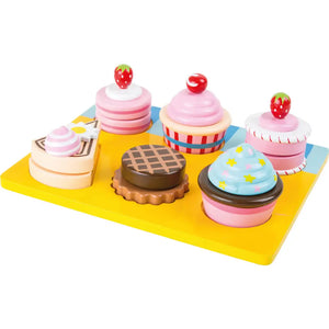 Small Foot - Wooden Cupcakes And Cakes Playset