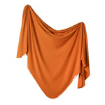 Copper Pearl Knit Swaddle - Blaze