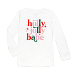 Sweet Wink - Holly Jolly Babe L/S Shirt - White
