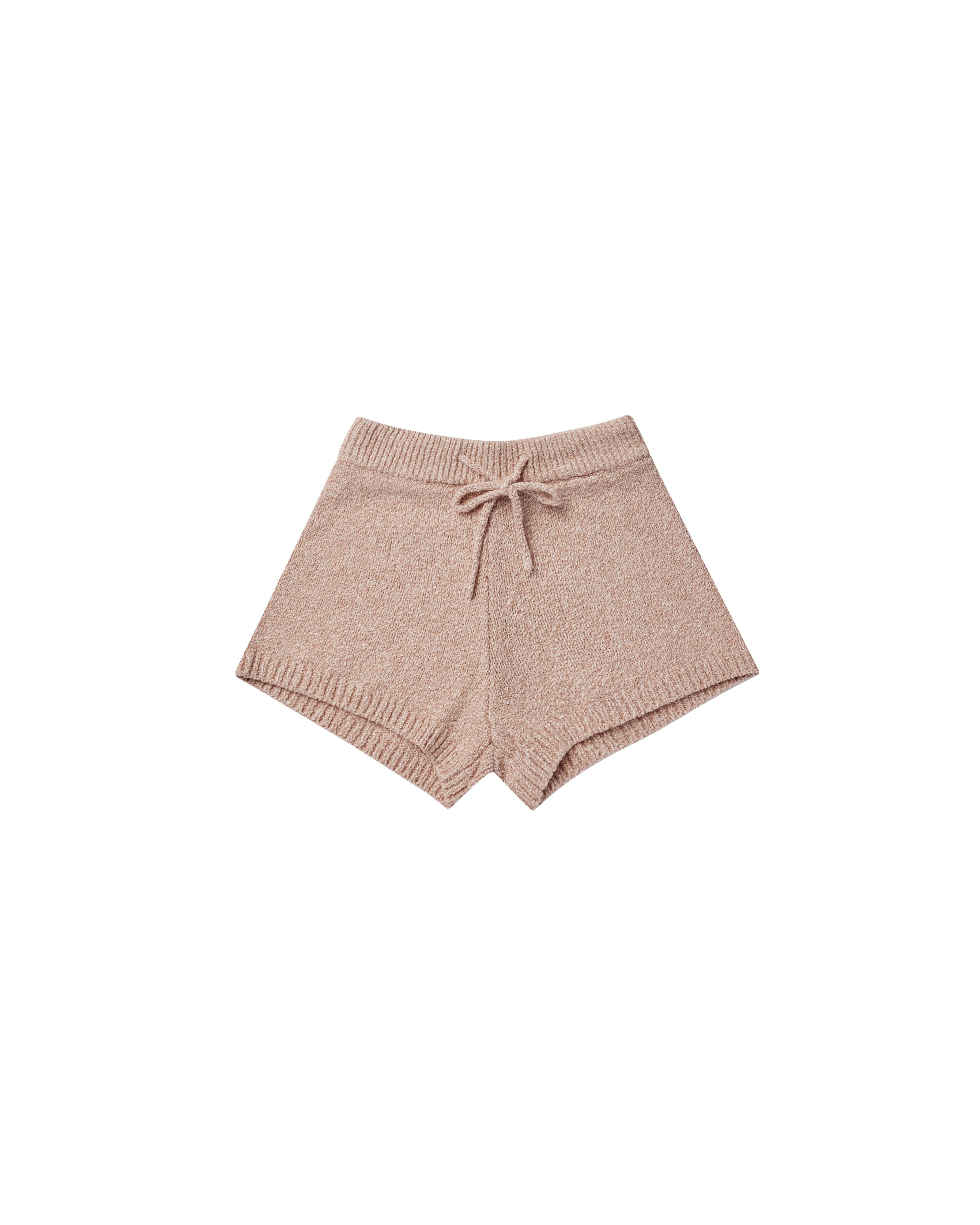 Rylee & Cru - AW22 - Heathered Rose Knit Shorts - Sweet E's Children's ...